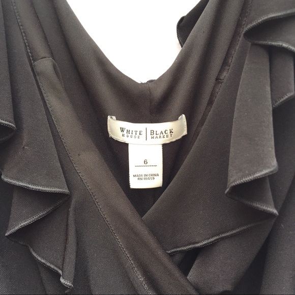 WHBM 6 Little Black Dress White House Black Market Women’s Cocktail Formal - Picture 5 of 7
